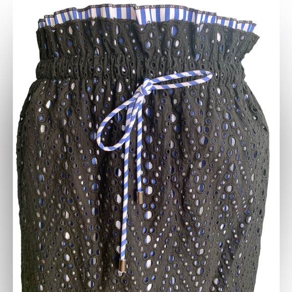 Zara Eyelet Paper Bag Skirt - Picture 7 of 9